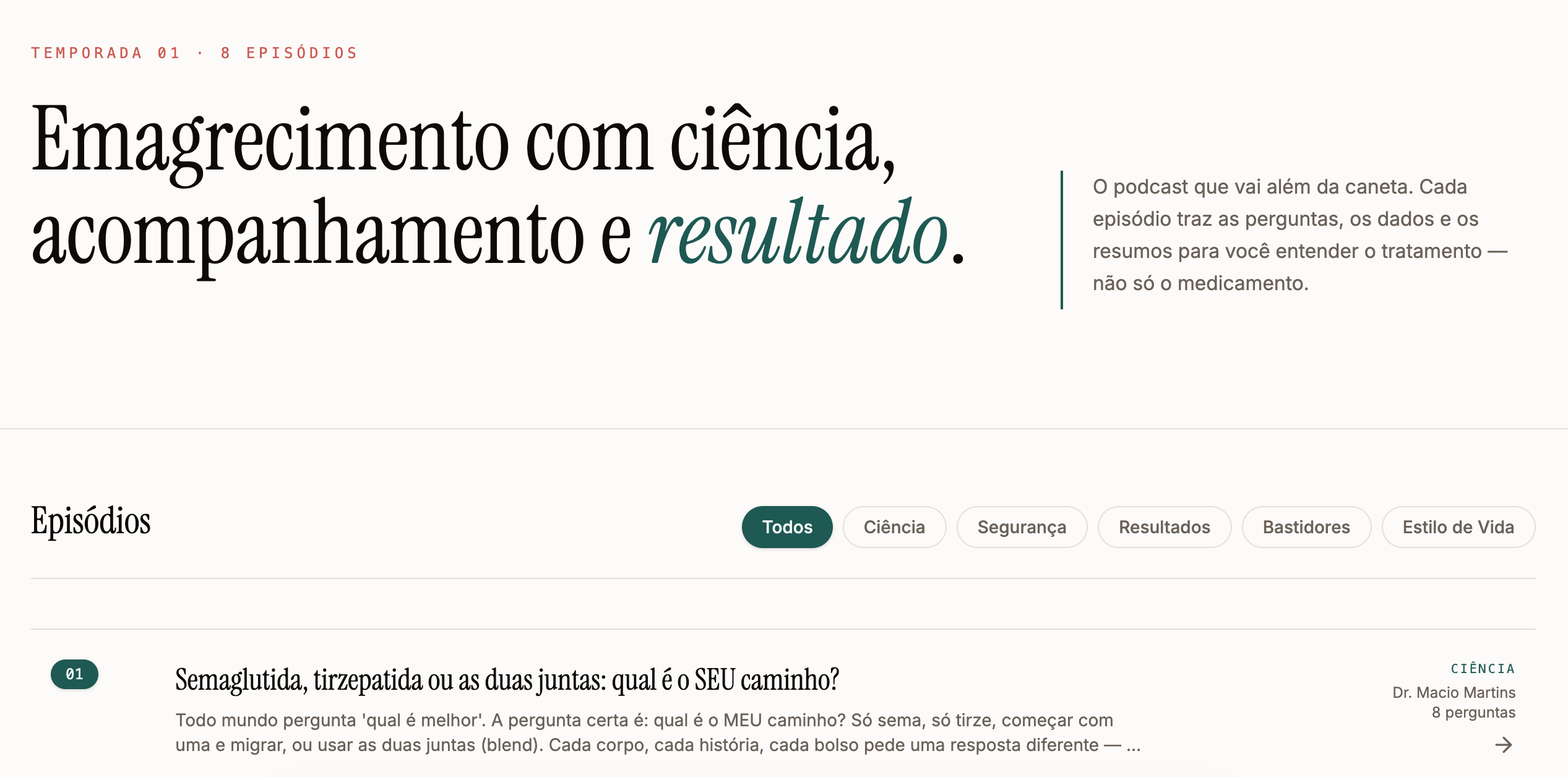 Landing page Sem Platô